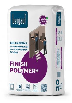 Шпатлевка полимерная финишная BERGAUF FINISH POLYMER+ 20 кг