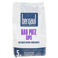 Штукатурка гипсовая BERGAUF Bau PUTZ GIPS 5 кг