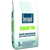Клей для керамической плитки BERGAUF KERAMIK PRO 5 кг