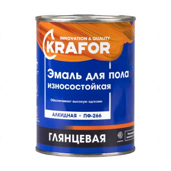 Эмаль КРАФОР ПФ-266 золотистая 0,9 кг